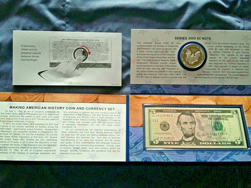 2012 MAKING AMERICAN HISTORY COIN AND CURRENCY SETS "SEALED / BRAND NEW" - Picture 8 of 8