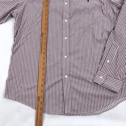 Ralph Lauren Shirt Mens XL Slim Fit Performance Stripe Nylon - Picture 7 of 11