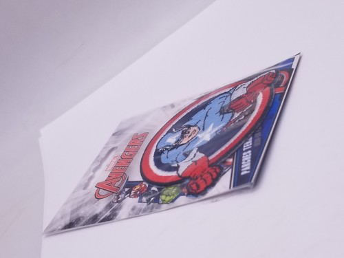 Disney Marvel Avengers Iron-On Patch: Captain Marvel Circle New Free Shipping - Picture 9 of 12