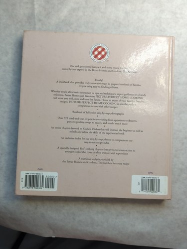 Better Homes and Gardens Picture-Perfect Home Cooking 1994 - Picture 1 of 6