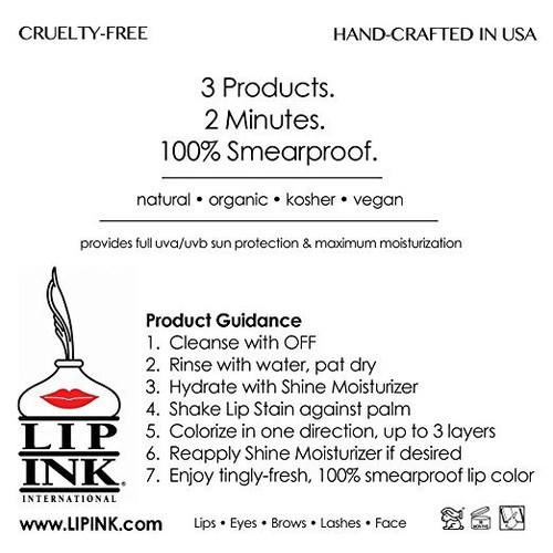 LIP INK Organic Vegan Smearproof Trial Lip Kits - Rosewood - Picture 3 of 5