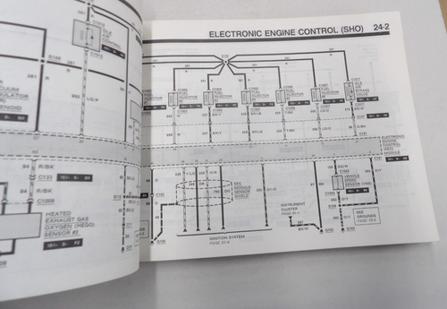 1992 Ford Taurus and Sable Electrical & Vacuum Trouble Shooting Manual - Picture 7 of 12