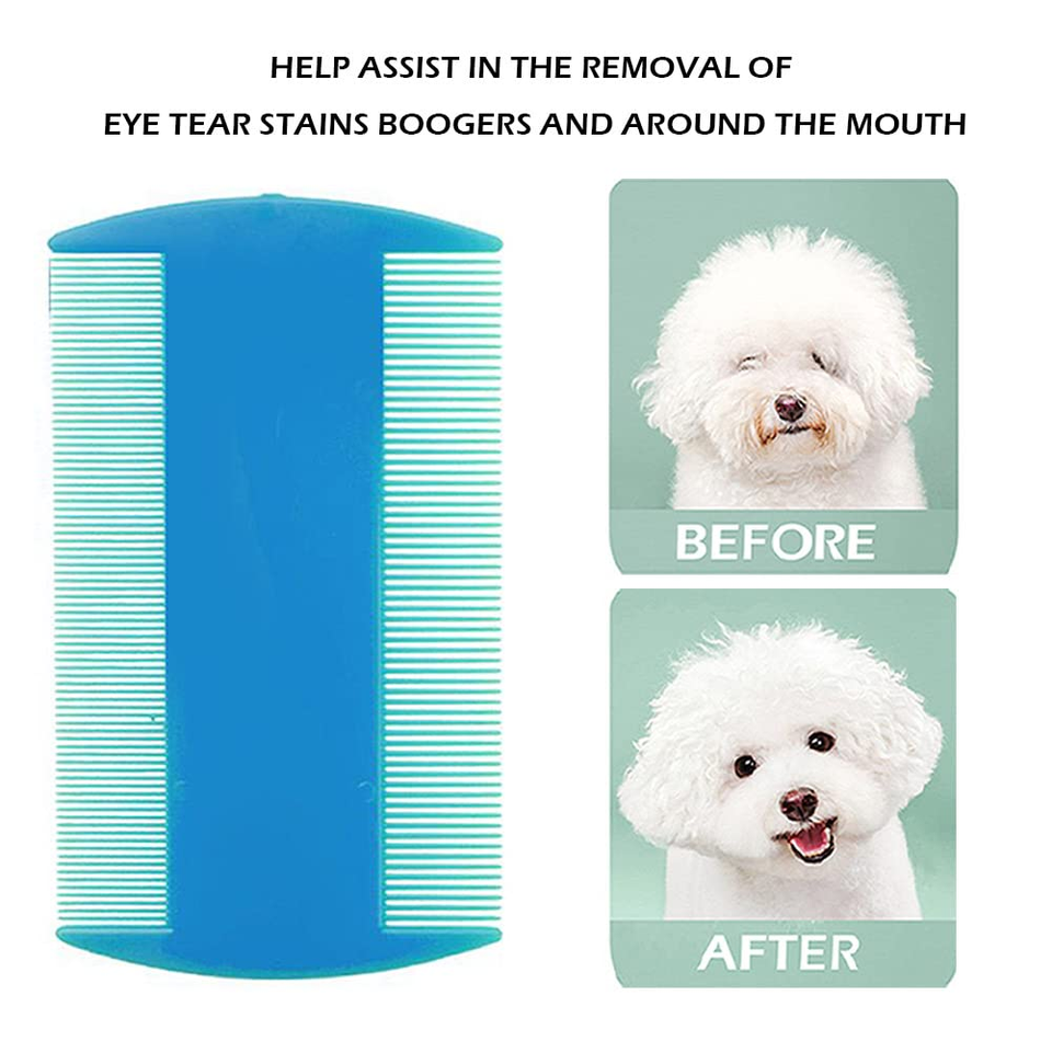 4 Packs Flea Combs Lice Combs Flea Combs for Cats Pet Combs Set Dog