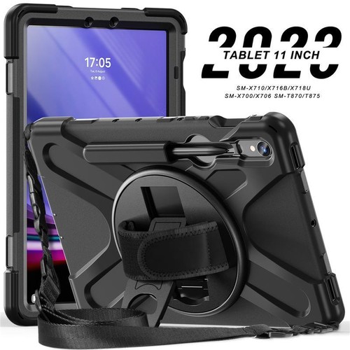 Stand Case For Samsung Galaxy Tab S9 FE S9 S8 S7 11Tablet Shockproof Flip Cover - Picture 5 of 33