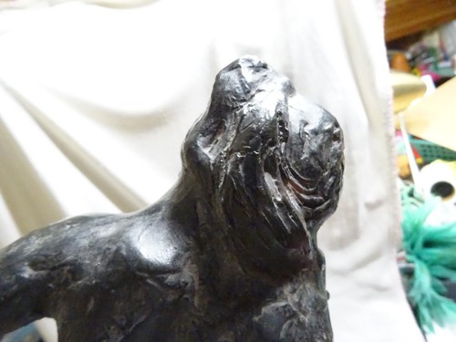 Vintage Degas Dancer looking at RIght Sole of Her Foot Bronzed Replica Sculpture - Picture 5 of 21
