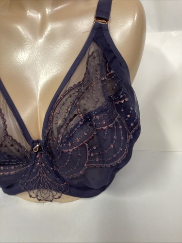 Elomi Plunge Oriya Wired Bra Size 32 O El455ostm New With Tags - Picture 3 of 14