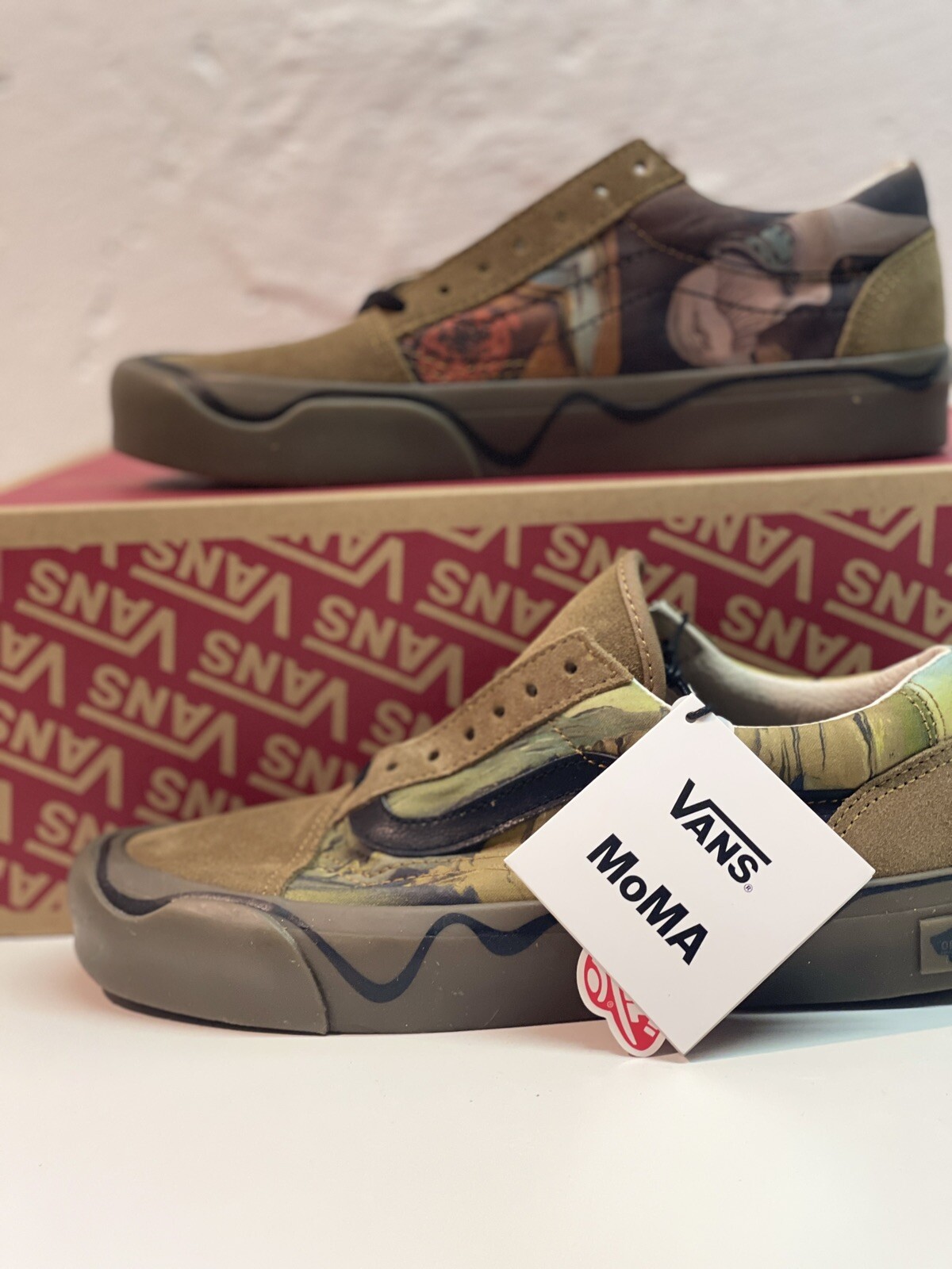 moma and vans salvador dalí old skool twist sneakers