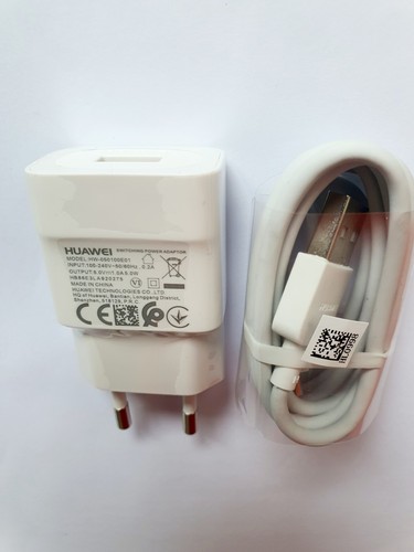 HUAWEI HW-050100E01 European EU 2PIN Charger Travel Adapter +MICRO-USB Cable Wht - Picture 12 of 12