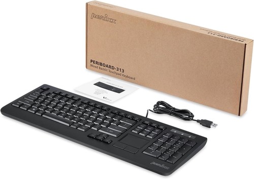Compact Wired Backlit Keyboard with Touchpad - Effortless Navigation & Control - Picture 7 of 8
