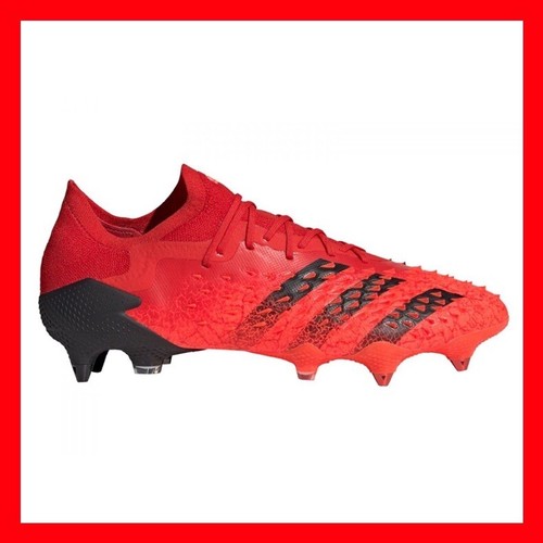 Adidas Predator Freak.1 SG Fußballschuhe schwarz rot FY6267 Herren Größe 11