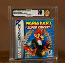 Mario Kart Super Circuit VGA 90 Factory Sealed Game Boy Advance New WATA