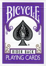 Bicycle Purple Rider Back Playing Card Deck - Limited Edition - Brand New - USPC