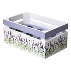Lavender 6 Eggs Crate Holder Storage Kitchen Organiser Floral Flowers Design