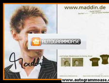 Martin SCHNEIDER 2000s Portrait Color Autogrammkarte Website Original