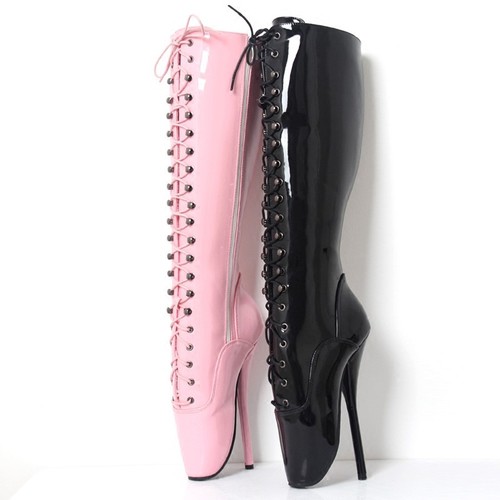 18cm High Height Sexy Boots Stiletto Heel SM shoes Knee-High Boots Heels - Bild 8 von 11