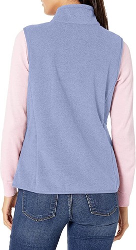 NWT $25 Amazon Essentials Women's Classic Fit Sleeveless Polar Soft Fleece Vest - Picture 3 of 8