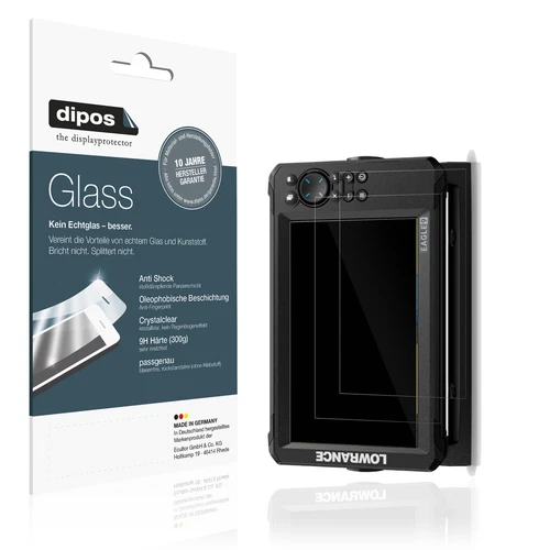 2x Schutzfolie für Lowrance Eagle 9 - Anti-Shock 9H Folie dipos Glass