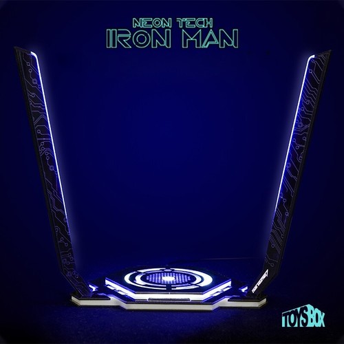 ToyBox 1/6 TB075 LED Neon Tech Base Station For Iron Man Collectible Prop New - Imagen 2 de 7
