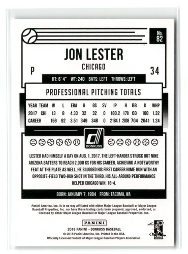 2018 Donruss Baseball (#51-200, Base & Variations) - Pick a Card - 40% off 4+ - Picture 47 of 263