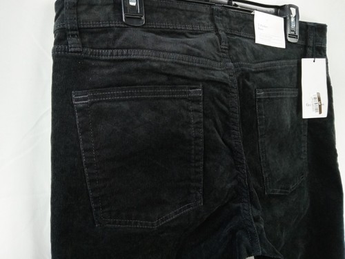 Goodfellow & Co Straight Leg Slim Fit Men's Corduroy 5-Pocket Casual Black Pants - Picture 55 of 63