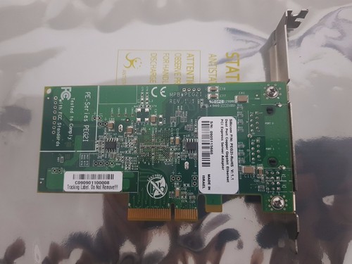 Silicom PEG2I Intel PRO 1000 PT Dual Port GigaBit 1000Mbps Ethernet PCI-e x4 - Picture 2 of 2