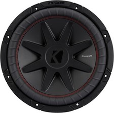 KICKER 52CVR124 CAR AUDIO 12" COMPVR SUBWOOFER/SUB WOOFER DUAL 4-OHM CVR124