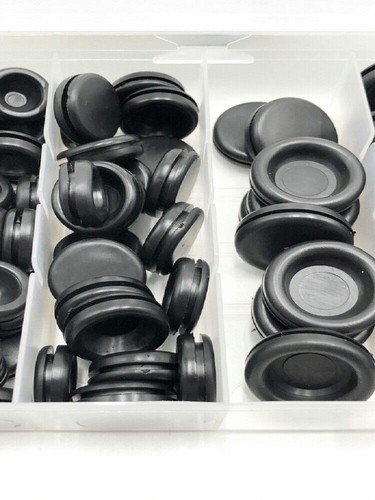 2 Stile Gummitülle Sortiment Kit Set Firewall Loch Elektro Draht Dichtung - Bild 9 von 16