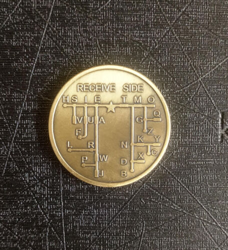 Paquete de 1 Moneda de Entrenamiento Código Morse CW Llave Novato Radioaficionado Moneda de Entrenamiento - Imagen 3 de 8