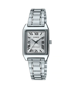 NEW Casio LTP-V007D-7B Women's Stainless Steel Bracelet Watch SILVER ROMAN DIAL