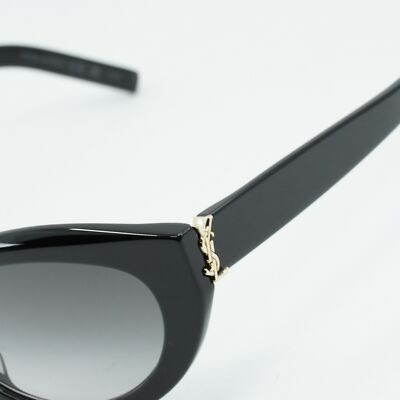 SAINT LAURENT SLM115 002 Black/Gray Gradient 54-20-140 SAINT LAURENT SLM115 002 Black/Gray Gradient 54-20-140
