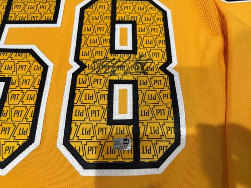 KRIS LETANG Pittsburgh Penguins SIGNED Stadium Series Practice JERSEY YSM COA 56 - Picture 2 of 6