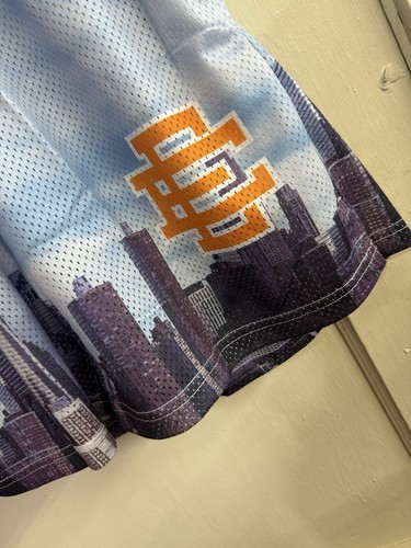 Basic New York Skyline Shorts Size Medium Summer Great For Ball Or Biking - Picture 2 of 5
