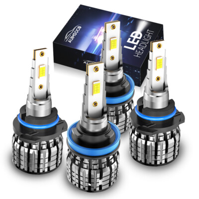 For Jeep Compass 2011 2012 2013-2021 LED Headlight Combo High Low Beam Bulbs Kit