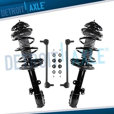 AWD Front Struts w/Coil Spring Sway Bars for 2011 2012 2013 2014 Toyota Sienna