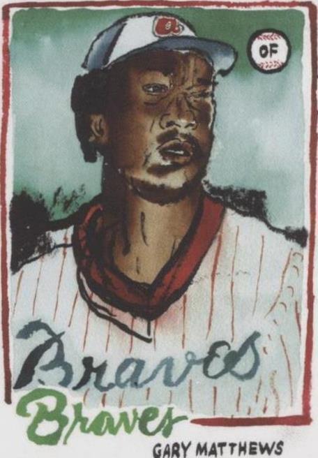 2021 Topps Spotlight 70 By Andy Friedman - Gary Matthews #24 - 1 of 1