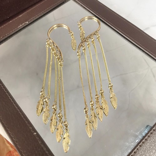 Beautiful Earrings Handmade Designer Ear Cuff For Women Elegant Simple Jewelry - Picture 11 of 40
