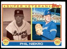 1983 Topps Baseball #411 Phil Niekro Super Veterans