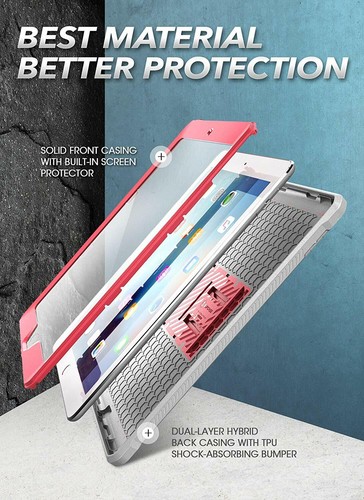 SUPCASE Kickstand Case For iPad 10.2" 7th/8th/9th Dual Layer Full Screen Cover - Picture 23 of 28