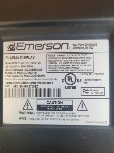 42U2P Y-buffer Samsung/Emerson  - Picture 3 of 3