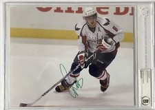 ALEXANDER OVECHKIN CAPITALS SIGNED 8x10 PHOTO BAS ENCAPSULATED AUTOGRAPH ALEXANDER OVECHKIN CAPITALS SIGNED 8x10 PHOTO BAS ENCAPSULATED AUTOGRAPH