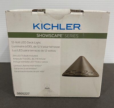 Kichler Showscape Olde Bronze 12-Volt Low Voltage LED Deck Light 0805227 (28308)