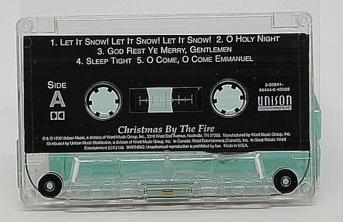 Cassette Christmas By The Fire Soft Guitar and Sax 1998 Unison Music - Picture 2 of 2