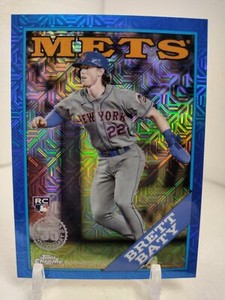 BRETT BATY #1/150 BLUE Refractor 2023 Topps Baseball MOJO Silver Pack ROOKIE Met