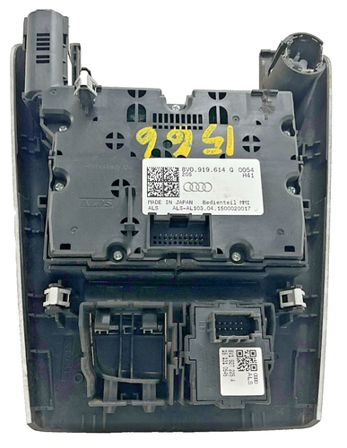 Panel controlador de interfaz multimedia de radio Audi S3 2016 OEM # 8V0919614Q - Imagen 3 de 8