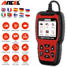 Ancel AS500 OBD2 Code Reader Clear & Reset Engine Light Scanner Diagnostic Tool