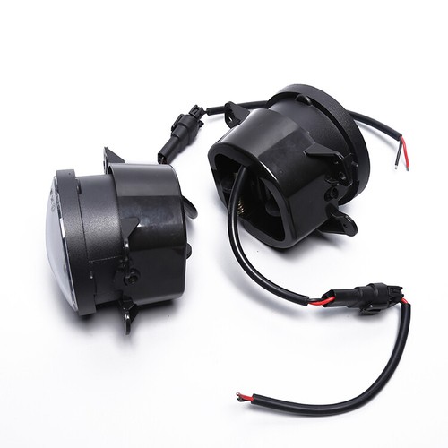 Brightest Pair 4" inch Round LED Fog Lights DOT Chip For Jeep Wrangler JK CJ TJ - Picture 11 of 12
