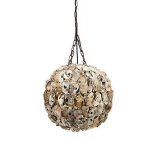 Oyster Shell Basket Chandelier Oyster Shell Basket Chandelier