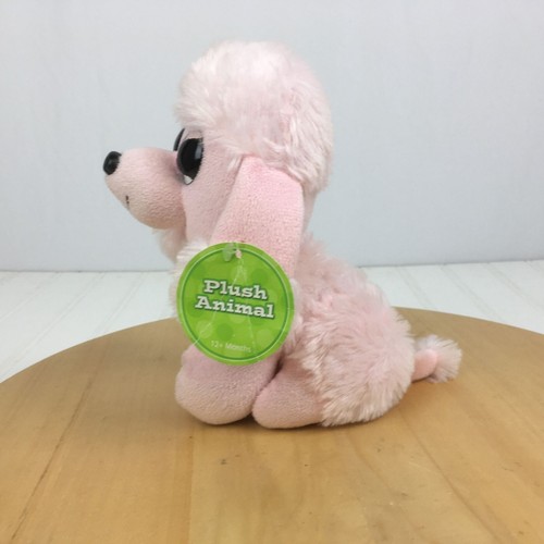 Barboncino peluche rosa con occhi rosa scintillanti peluche 7" Walmart - Foto 2 di 7