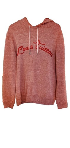 Louis Vuitton Neon Working Man Hoodie Cotton GRY RM 212 Grey Men's