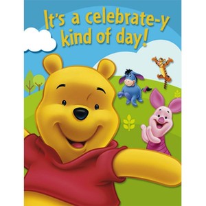 Winnie The Pooh And Friends Party Invitations 8 Per Package Birthday Image Is Loading Winnie The Pooh And Friends Party Invitations 8